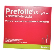 Prefolic 15 mg/3ml -  6 ampoules Prefolic 15 mg/3ml -  6 ampoules