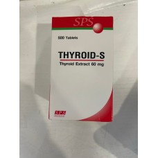 THYROID-S Thyroid Extract 60 mg. 500 tablets THYROID-S Thyroid Extract 60 mg. 500 tablets